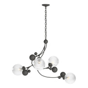 Sprig 4-Light 42" Chandelier in Natural Iron