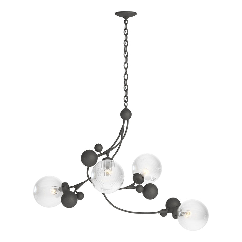 Sprig 4-Light 42" Chandelier in Natural Iron