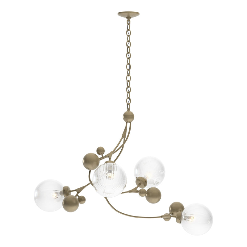 Sprig 4-Light 42" Chandelier in Soft Gold