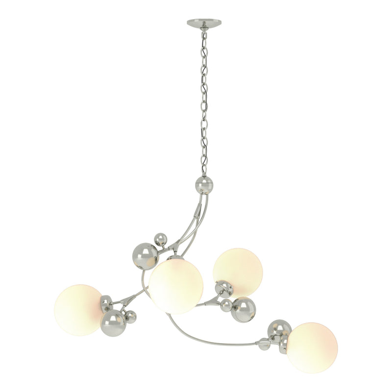 Sprig 4-Light 42" Chandelier in Sterling