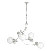 Sprig 4-Light 42" Chandelier in Sterling