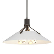 Henry Pendant in Oil Rubbed Bronze with White Accent - 136340-SKT-MULT-14-02 by Hubbardton Forge