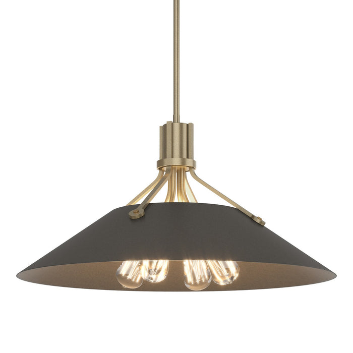 Henry Pendant in Soft Gold with Dark Smoke Accent - 136340-SKT-MULT-84-07 by Hubbardton Forge