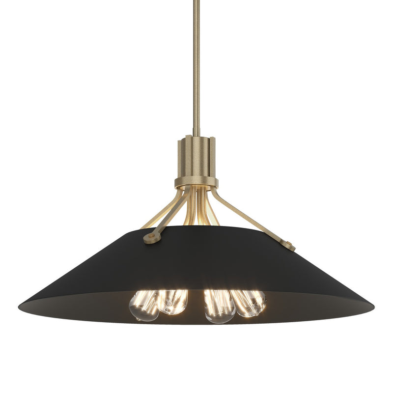 Henry Pendant in Soft Gold with Black Accent - 136340-SKT-MULT-84-10 by Hubbardton Forge