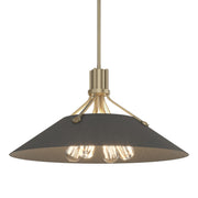 Henry Pendant in Soft Gold with Natural Iron Accent - 136340-SKT-MULT-84-20 by Hubbardton Forge