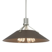 Henry Pendant in Sterling with Bronze Accent - 136340-SKT-MULT-85-05 by Hubbardton Forge