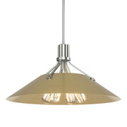 Henry Pendant in Sterling with Modern Brass Accent - 136340-SKT-MULT-85-86 by Hubbardton Forge