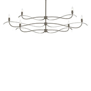Willow 6-Light Large Chandelier in Oil Rubbed Bronze - 136352-SKT-MULT-14 by Hubbardton Forge