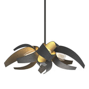 Corona 4-Light 18.25" Chandelier in Black