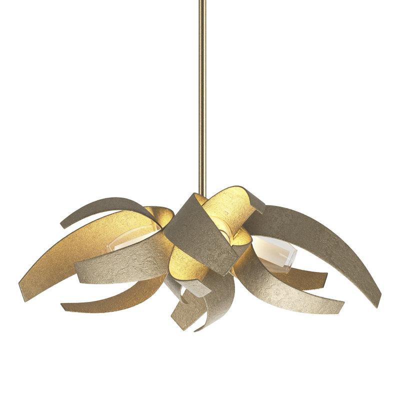 Corona 4-Light 18.25" Chandelier in Soft Gold