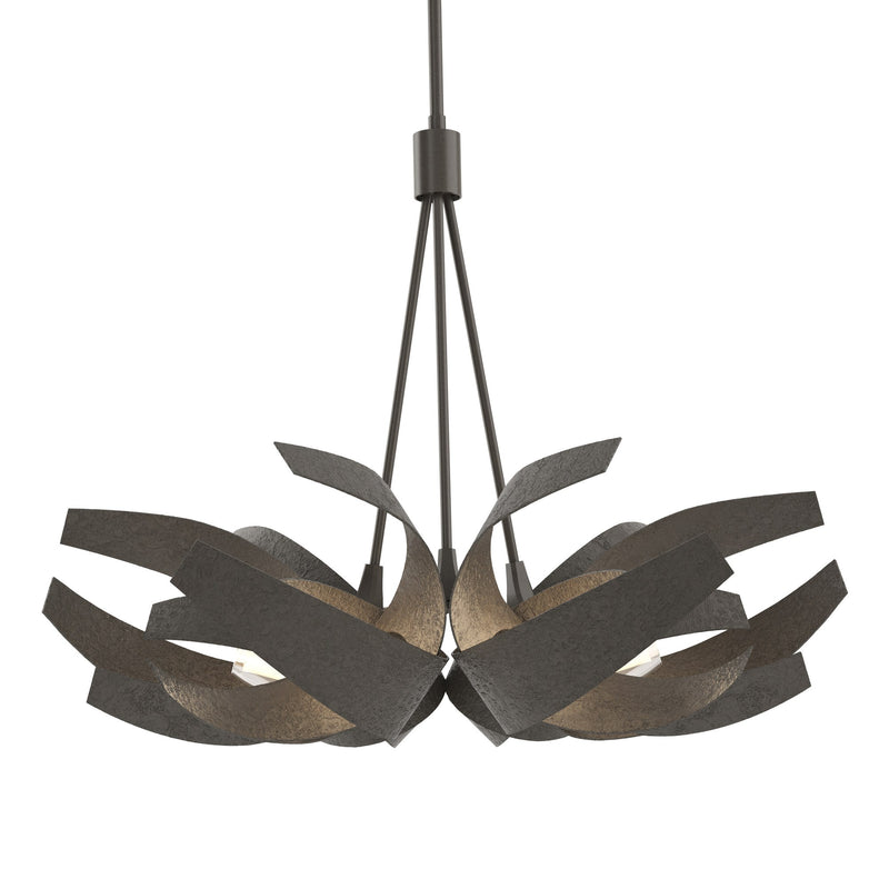 Corona 6-Light 26.9" Chandelier in Dark Smoke