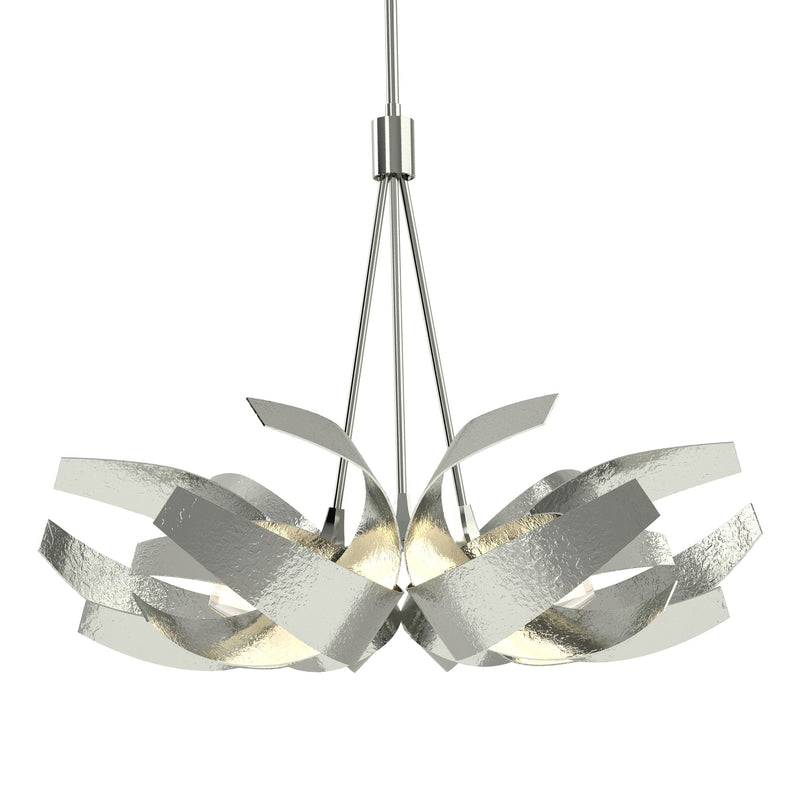 Corona 6-Light 26.9" Chandelier in Sterling