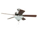 Builder Deluxe 52" 52" Ceiling Fan in Brushed Polished Nickel