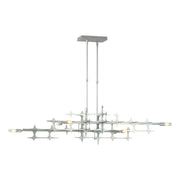 Grid Pendant in Vintage Platinum - 136385-SKT-STND-82 by Hubbardton Forge