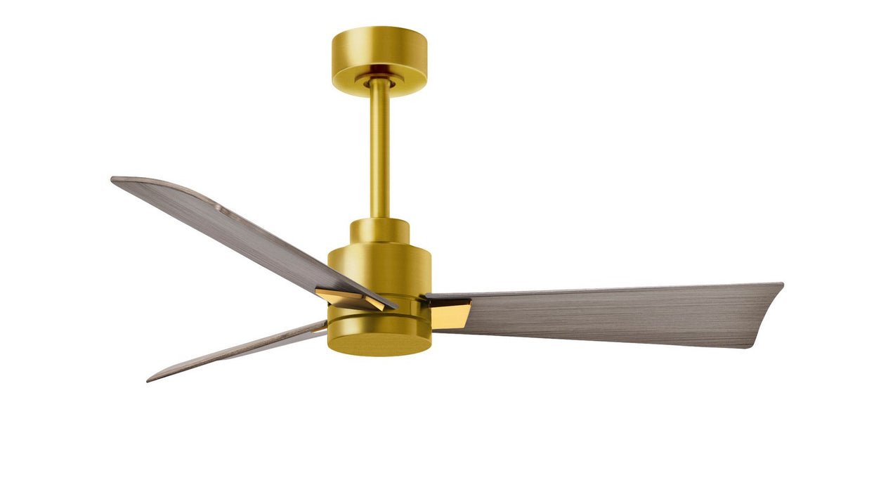 Alessandra 42" Ceiling Fan in Brushed Brass - Lamps Expo