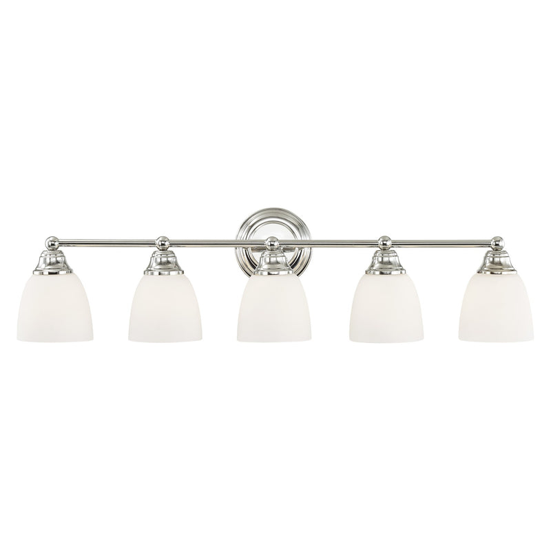 Somerville 5-Light Bath Vanity Light in Polished Chrome