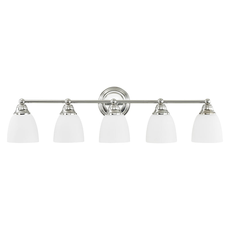 Somerville 5-Light Bath Vanity Light in Polished Chrome