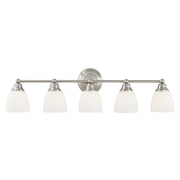 Somerville 5-Light Bath Vanity Light in Brushed Nickel