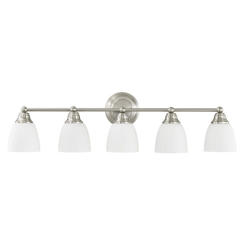 Somerville 5-Light Bath Vanity Light in Brushed Nickel