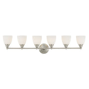 Somerville 6-Light Bath Vanity Light in Brushed Nickel