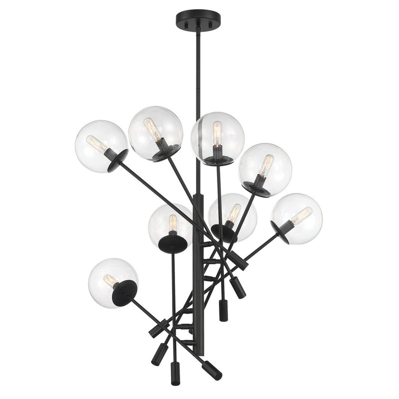 Auresa 8-Light Chandelier in Coal