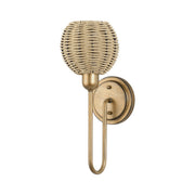 Summervine Wall Sconce in Antique Gold Leaf