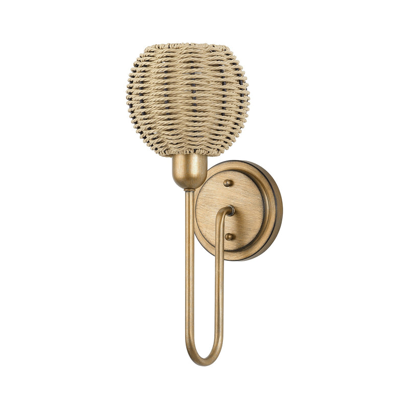 Summervine Wall Sconce in Antique Gold Leaf