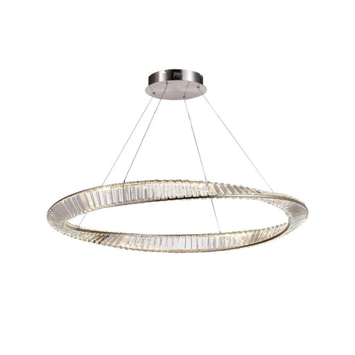 Stella 39.5" LED Pendant in Satin Nickel
