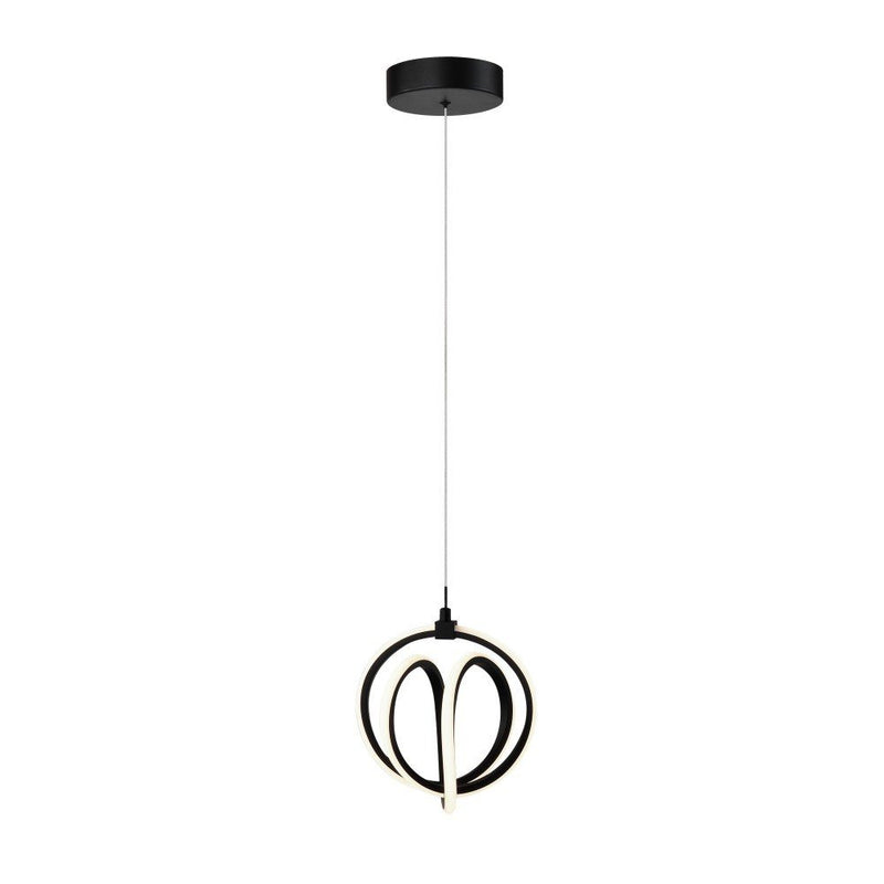 Rose LED Mini Pendant in Black