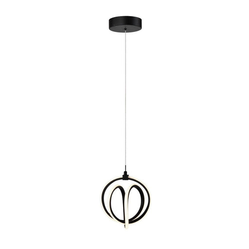 Rose LED Mini Pendant in Black