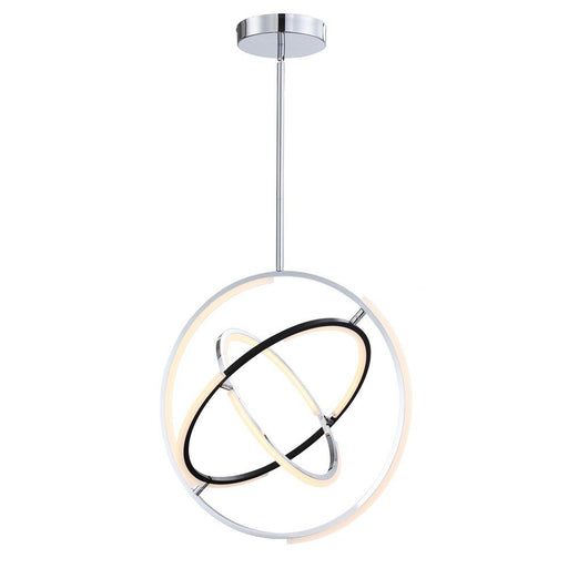 Trilogy 24" LED Pendant in Polished Nickel