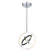 Trilogy 13" LED Pendant in Polished Nickel