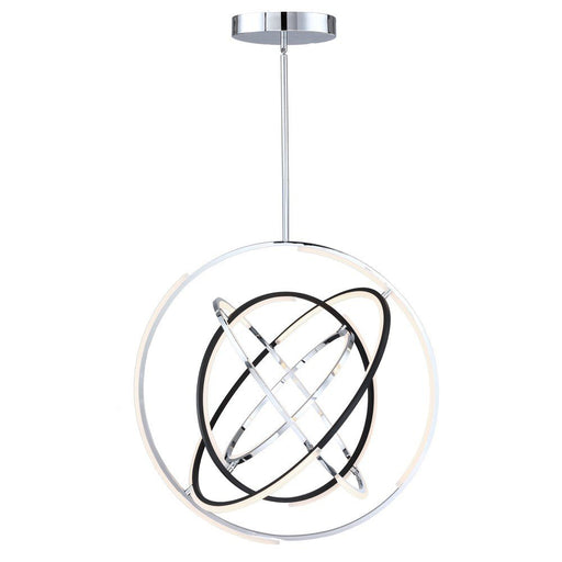 Trilogy 32" LED Pendant in Polished Nickel