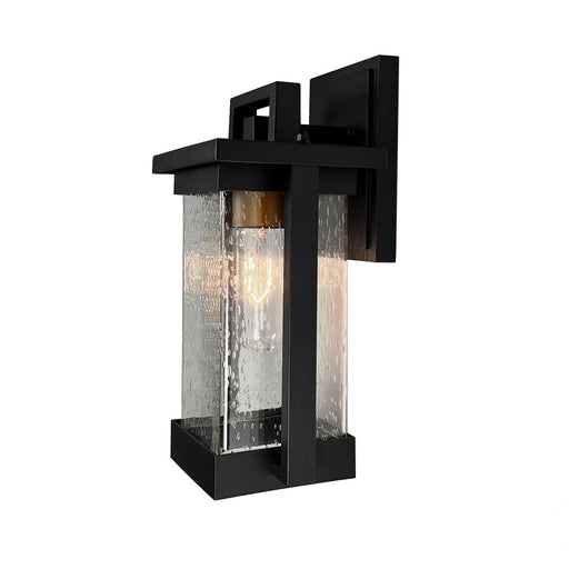Port Charlotte Outdoor Wall Lantern in Matte Black