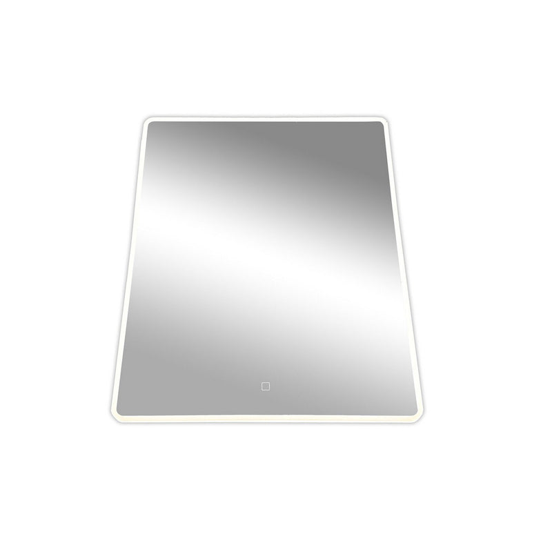 Reflections 31.5" x 23.6" Rectangular LED Lighted Mirror in Silver