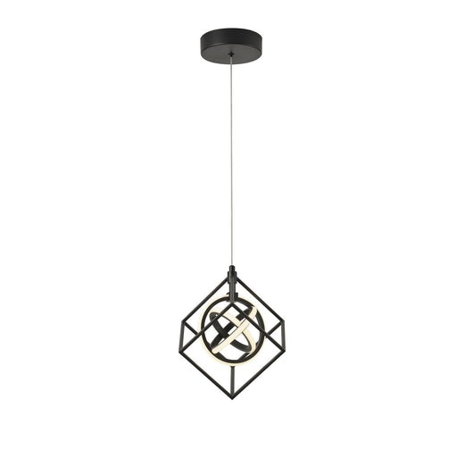 Tulip 4-Light LED Pendant in Matte Black