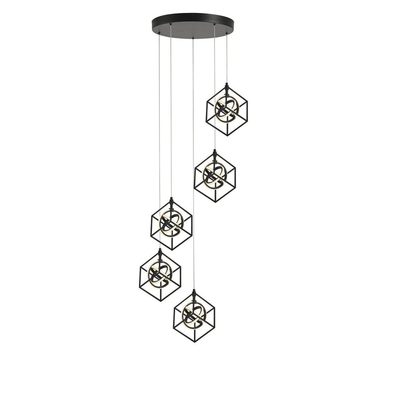 Tulip 24" LED Pendant in Matte Black