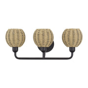Summervine 3-Light Bath Vanity Light in Bronze