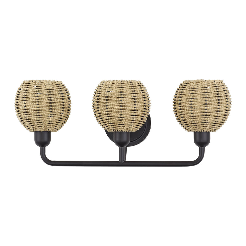 Summervine 3-Light Bath Vanity Light in Bronze