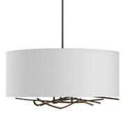 Brindille Drum Shade Pendant in Bronze - 137665-SKT-MULT-05-SF2201 by Hubbardton Forge