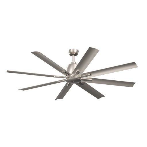 Breda 65" Outdoor Ceiling Fan in Brushed Nickel