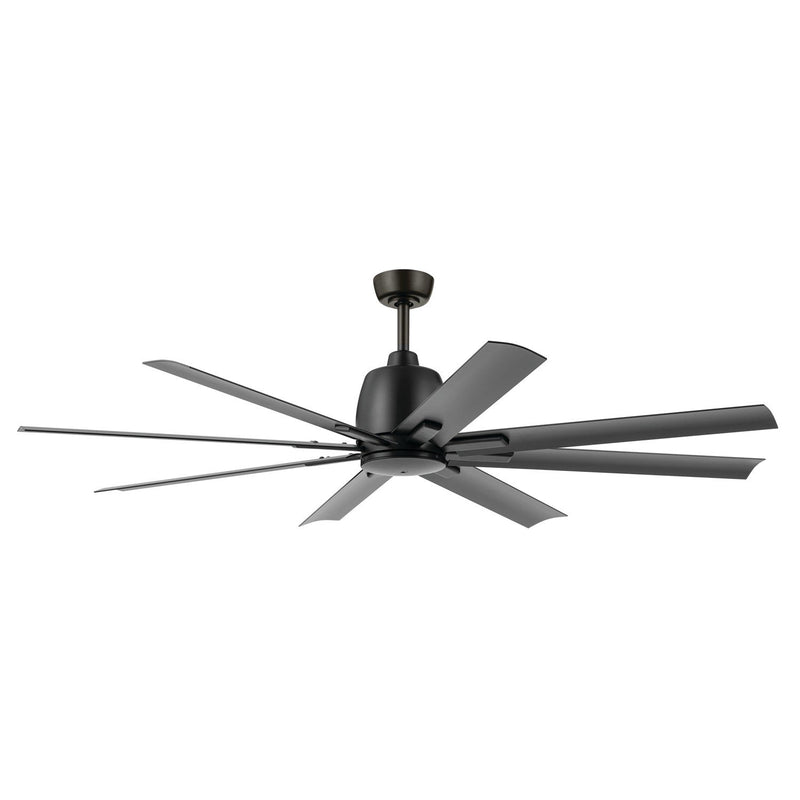 Breda 65" Outdoor Ceiling Fan in Satin Black