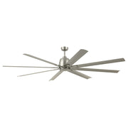 Breda 84" Outdoor Ceiling Fan in Brushed Nickel