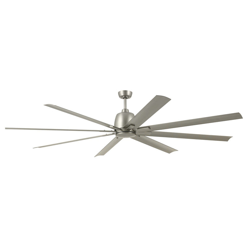 Breda 84" Outdoor Ceiling Fan in Brushed Nickel
