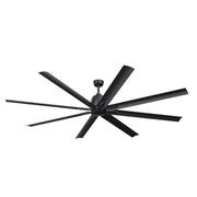 Breda 84" Outdoor Ceiling Fan in Satin Black