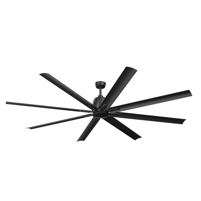 Breda 84" Outdoor Ceiling Fan in Satin Black