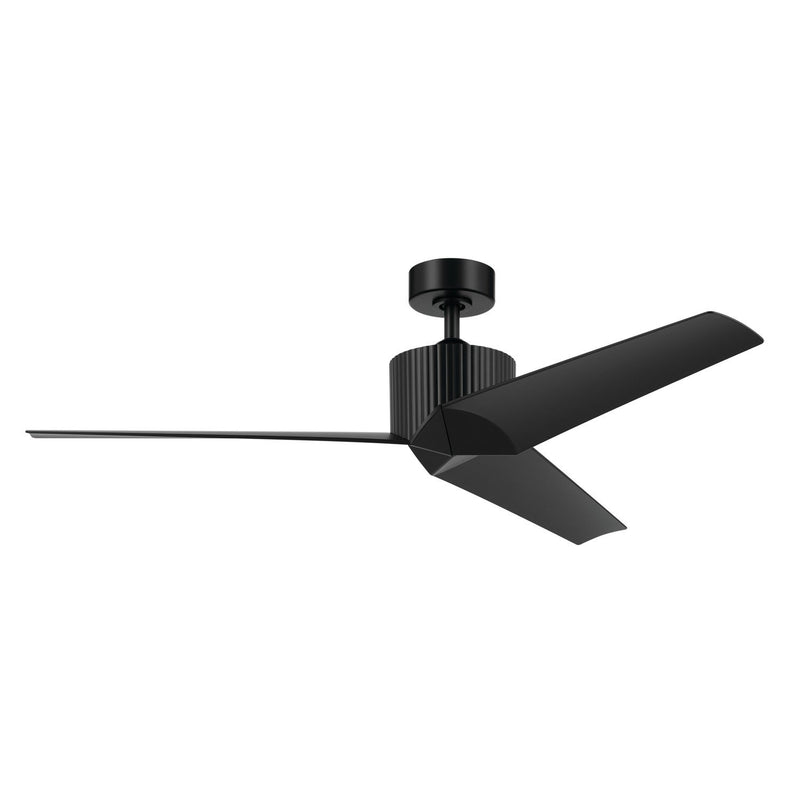 Almere 56" Ceiling Fan in Satin Black