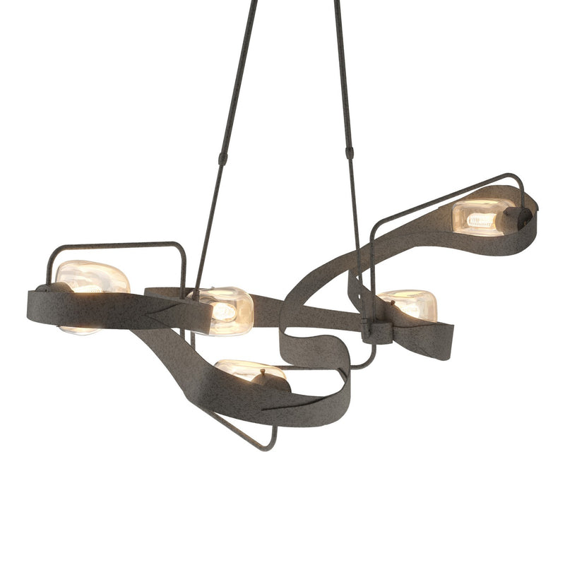 Graffiti Pendant in Natural Iron - 137820-SKT-STND-20-ZM0549 by Hubbardton Forge