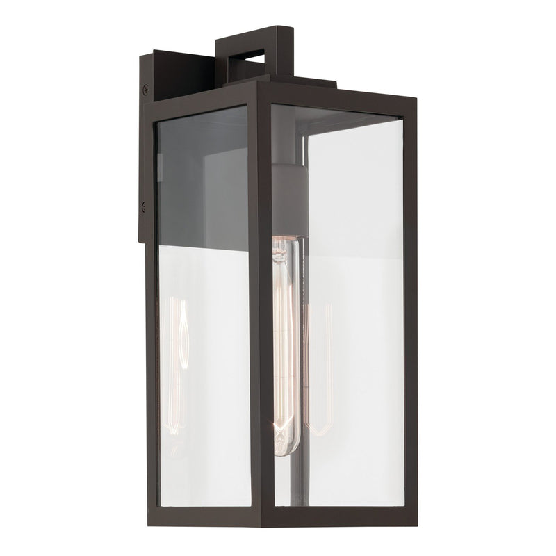 Branner Small Outdoor Wall Lantern in Olde Bronze