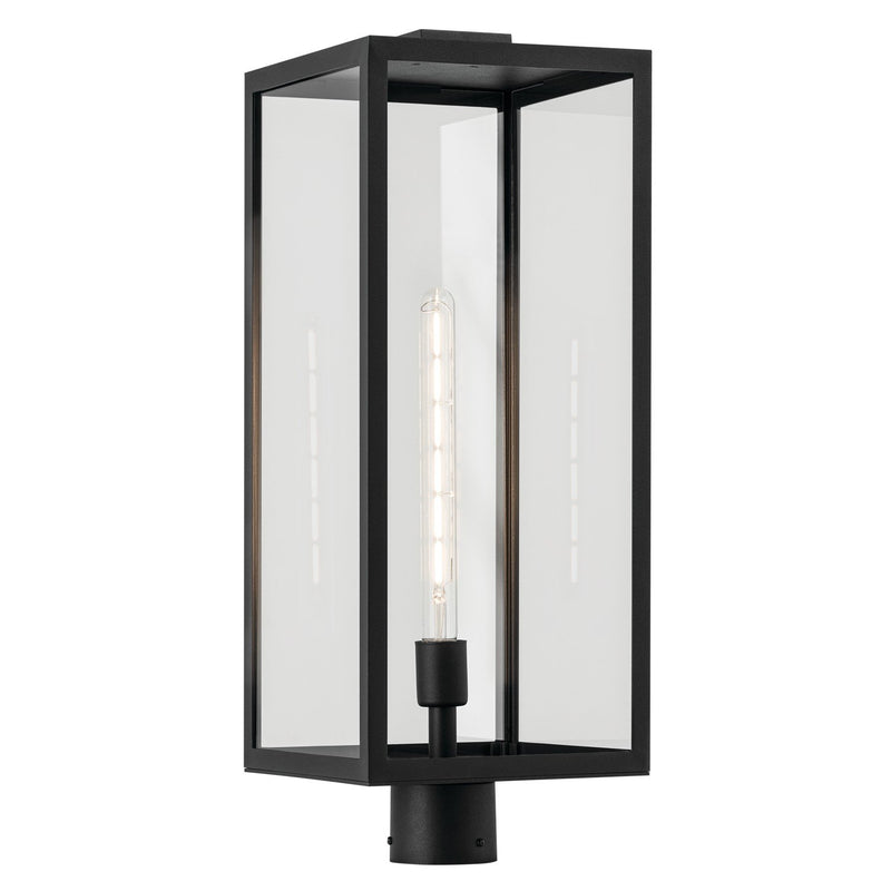 Branner Outdoor Post Light in Textured Black